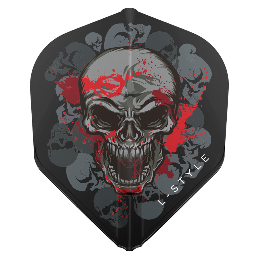 L-Style EZ Flight, Ryan Searle v2 signature, black with bloody skulls design