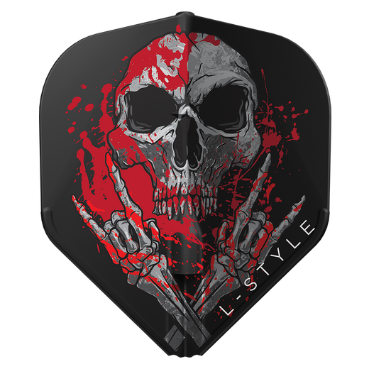 L-Style EZ Flight, Ryan Searle v3 signature, black with skeleton devil horns design