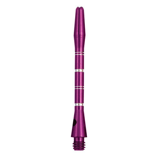 Striped Aluminum Shafts with faceted ring pattern