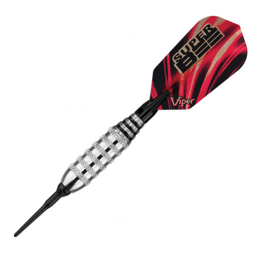 Super Bee Soft Tip Dart #6 barrel, nickel silver