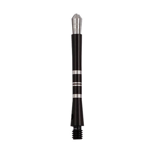 Collette Shafts, aluminum dart shaft with screw-in top in black