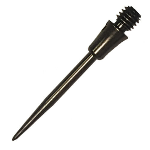 Steel tip conversion points, gun metal finish, 2BA threading, set of 3