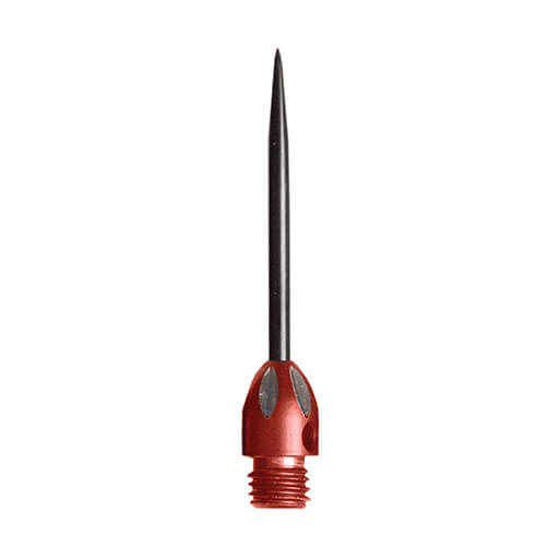 Fluted 1/4 inch steel tip conversion points with faceted base