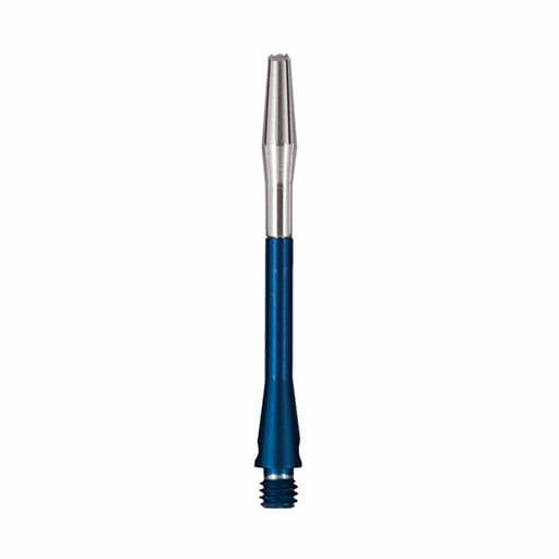 Cyclone Spinning Shaft two-piece aluminum shafts in red and blue
