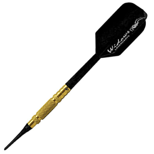 Laserdart Gold Widow Soft Tip Dart #2 full dart with flight and shaft