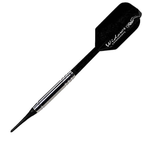 Laserdart Silver Widow Soft Tip Dart #1 full dart with flight and shaft