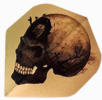 Alchemy Flights The Headstone Skull design in copper