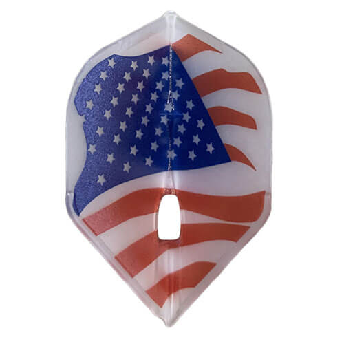 L-Style Signature flight, USA flag design on natural base