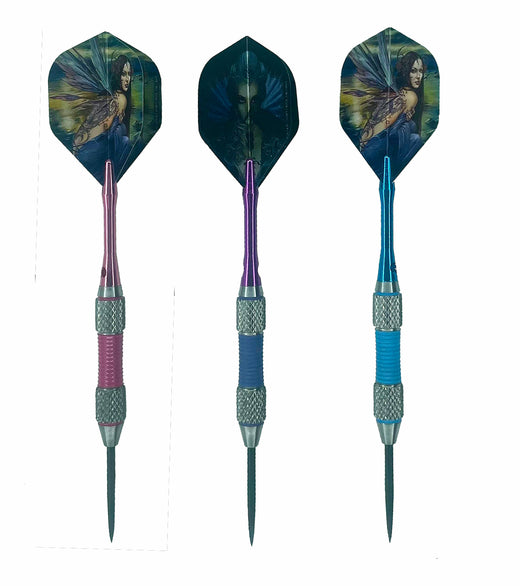 Femme Fatale Pink #3 Steel Tip Dart, full set with shafts and flights