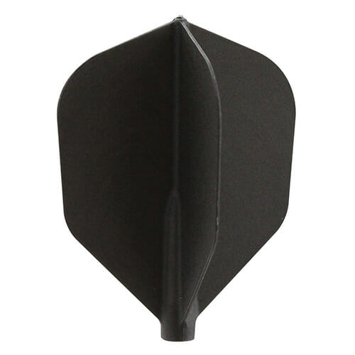 Cosmo Fit Flight Shape dart flight in dark black