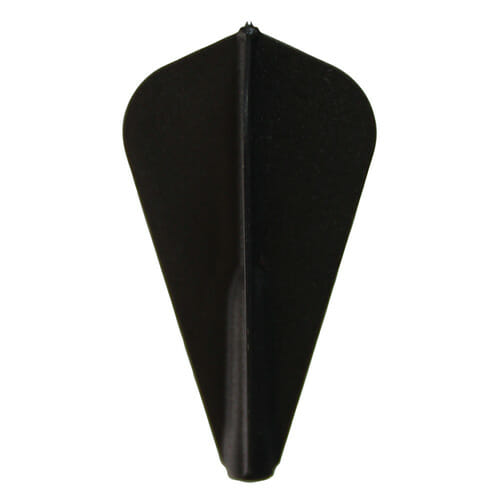 Cosmo Fit Flight SuperKite dart flight in dark black