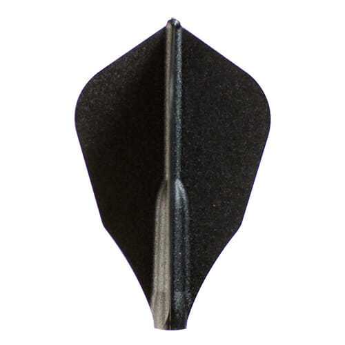 Cosmo Fit Flight W Shape dart flight in dark black