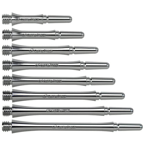 Cosmo Fit Shaft Duraluminum Slim Spinning shaft in silver aluminum