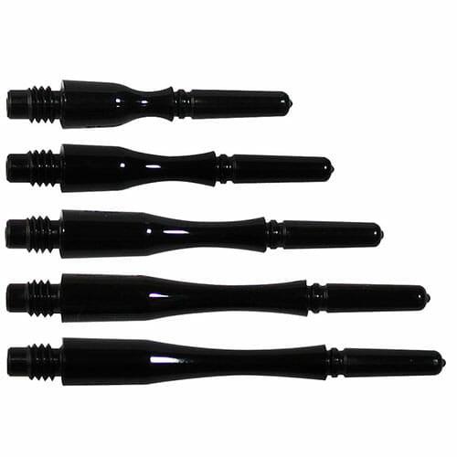 Cosmo Fit Shaft Gear Hybrid in black, lengths 1 through 5