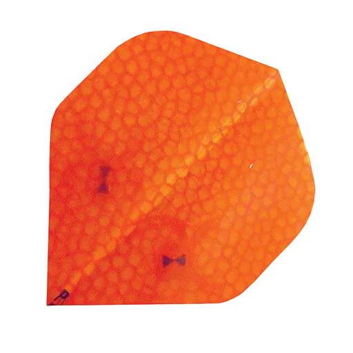 Hi-Vis Flights dart flight with orange and yellow design