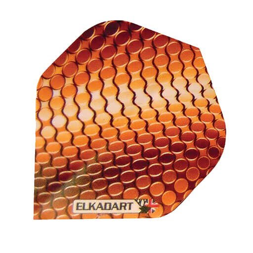 I-Flights dart flight in a copper honeycomb print
