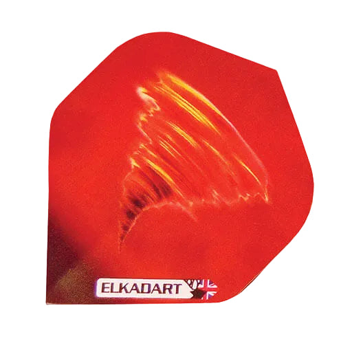 I-Flights dart flight with a tornado graphic on red background