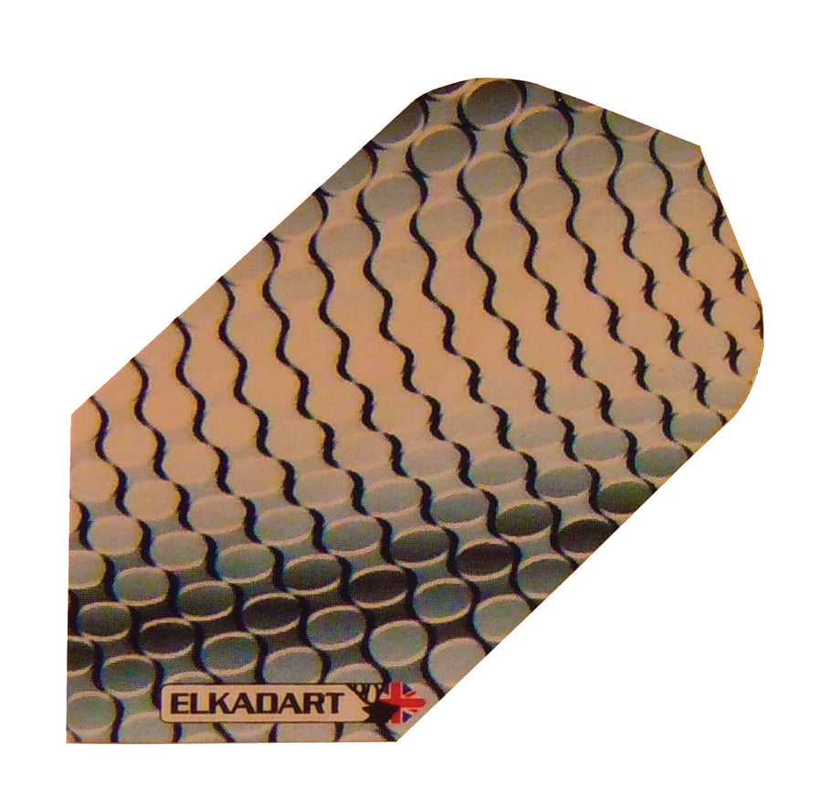 I-Flights dart flight in a grey and white honeycomb print