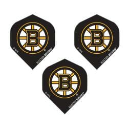 Boston Bruins NHL dart flight, standard shape