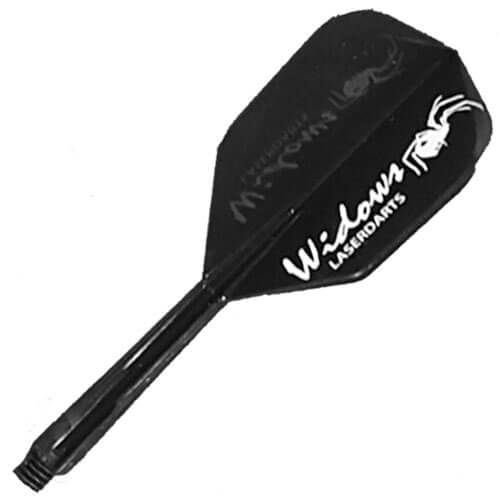 Condor Zero Stress Flight & Shaft Widow Shape dart flight in Black