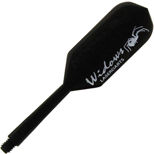 Condor Zero Stress Flight & Shaft Widow Slim dart flight in Black