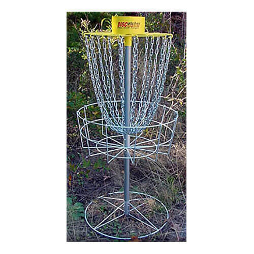 Innova Traveller Discatcher portable disc golf practice basket with pentagonal chain design