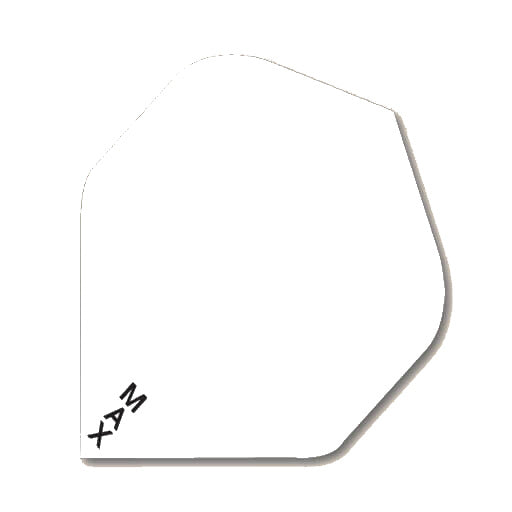 150 Micron dart flight in white