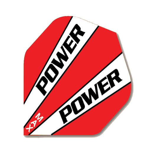 150 Micron dart flight in red, white and black