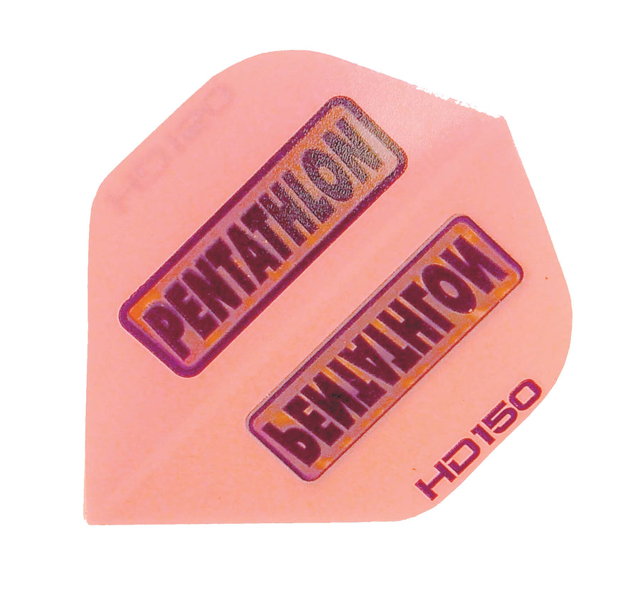 Transparent Pink 150 micron dart flight, model M201