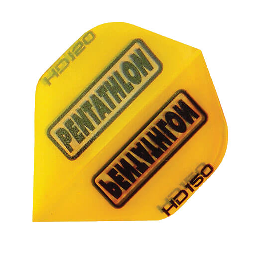Transparent Yellow 150 micron dart flight, model M202