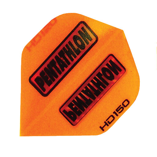 Transparent Orange 150 micron dart flight, model M203