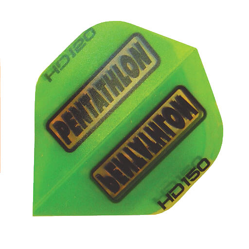 Transparent Green 150 micron dart flight, model M204