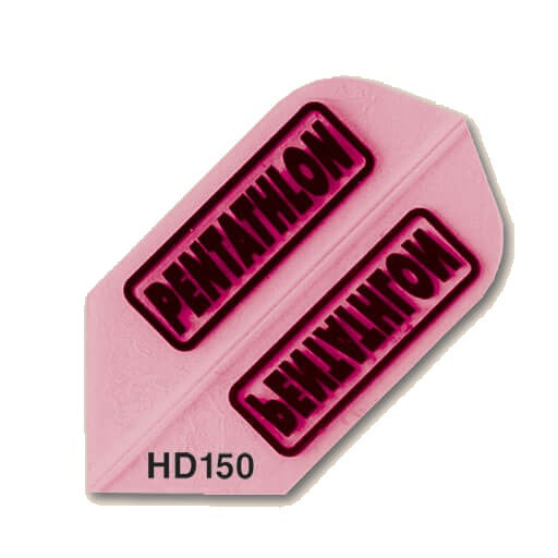 Transparent Pink 150 micron dart flight, model M555