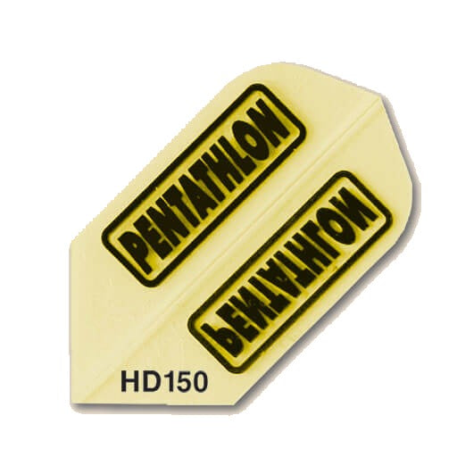 Transparent Yellow 150 micron dart flight, model M556