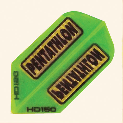 Transparent Green 150 micron dart flight, model M558