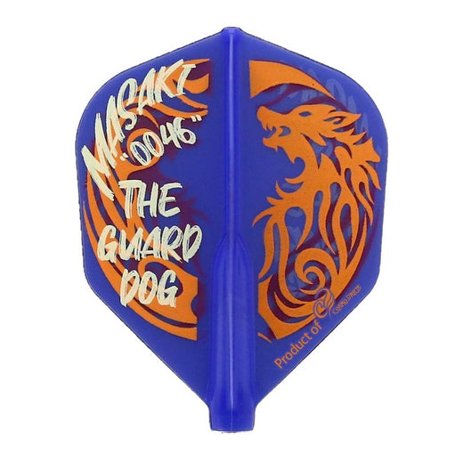 Cosmo Fit Flight Masaki Oshiro Shape design, tribal wolf print in blue