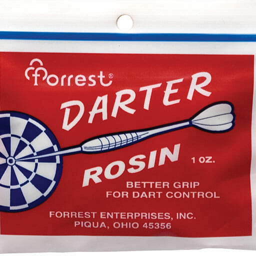 Rosin bag for improving dart grip