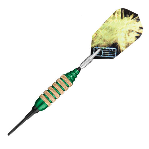Spinning Bees Soft Tip Dart #5 barrel, green