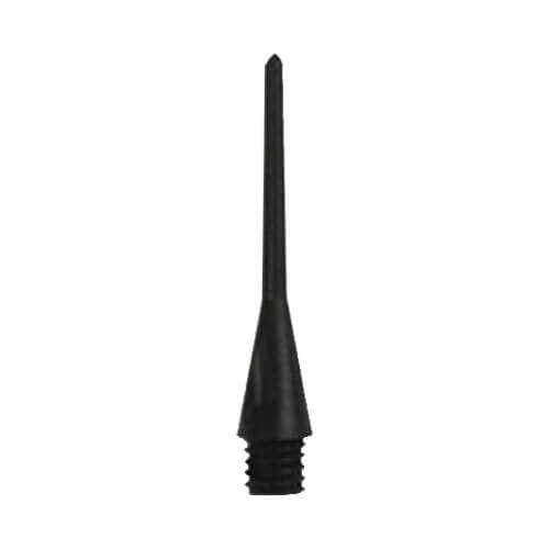 1/4 inch soft tip conversion points, black, bulk 500 count