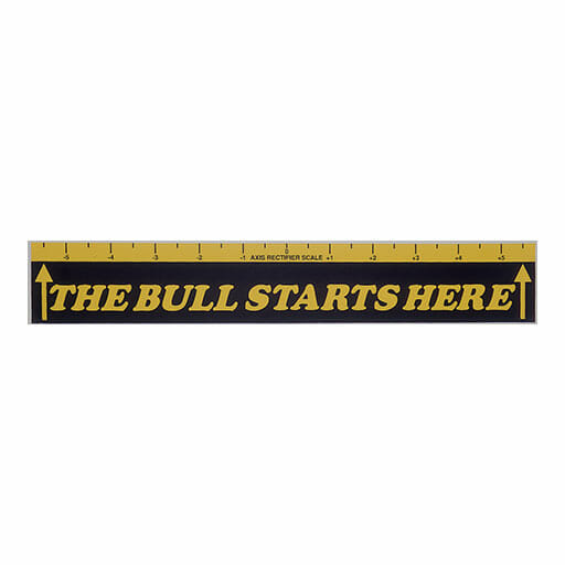 Throw Line, Bull Starts Here adhesive vinyl floor strip