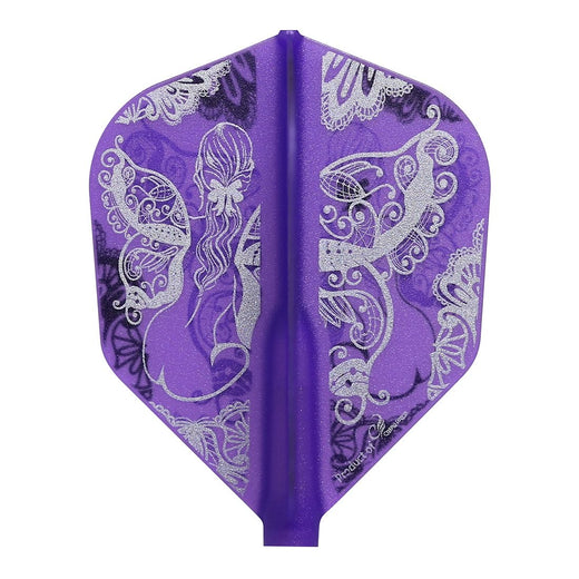 Fit Flight Signature Monarch Fairy flight, purple with sketch-style fairy design
