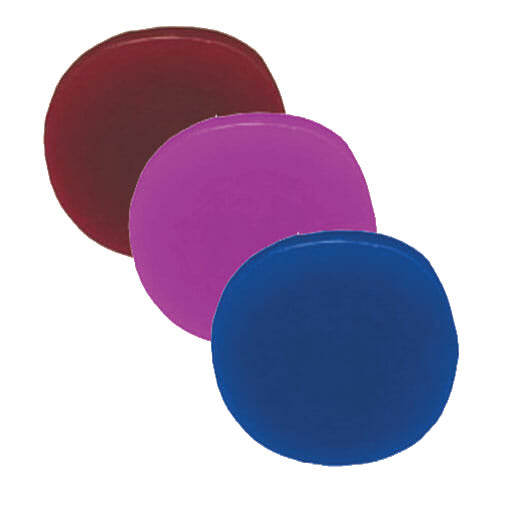 Red wax tablet for dart grip
