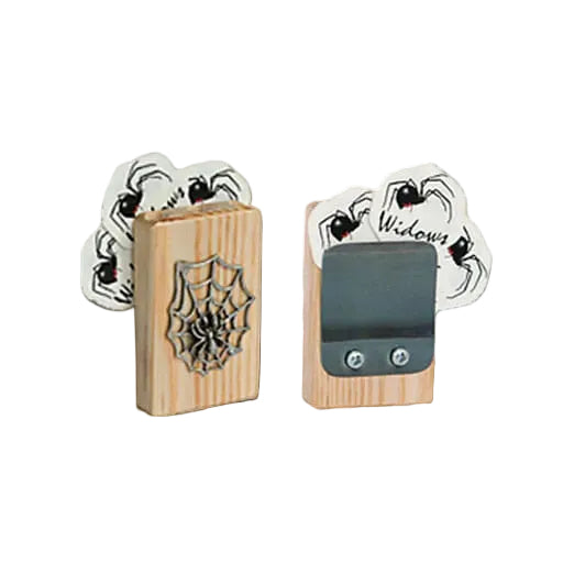 Wood Case Spider Web Dart Holder
