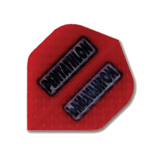 Pentathlon Flights X016, red with dimpled texture