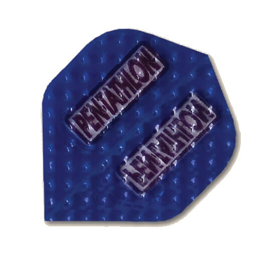 Pentathlon Flights X018, blue with dimpled texture