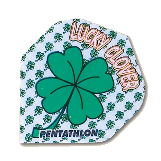 Pentathlon Flights dart flight in shamrock and lucky clover print