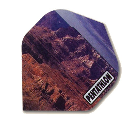 Pentathlon Flights dart flight in a Grand Canyon print