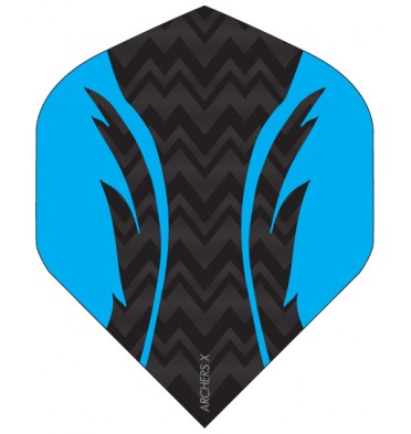 Archers X dart flight, standard shape