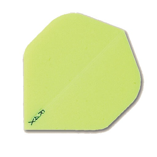Ruthless Amazon-shape dart flight in neon yellow, model X106