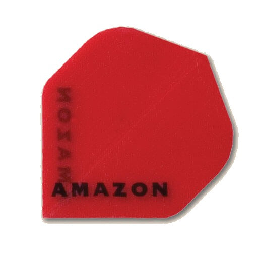 Ruthless Amazon-shape dart flight in red, model X110